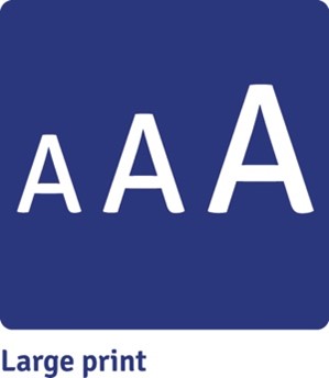 Large Print Icon
