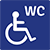 Accessible Icon toilets