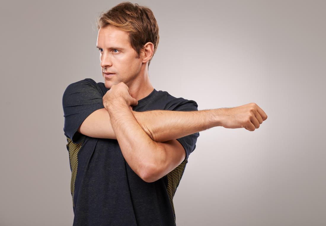 Cross Shoulder And Arm Stretch